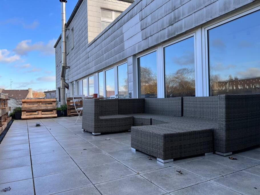Zentrales Grosszuegiges Apartment Mit Dachterrasse! Bochum Ngoại thất bức ảnh